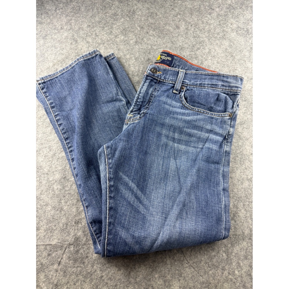 Lucky Brand Sienna Tomboy Crop Jeans Blue Denim Medium Wash Size 12